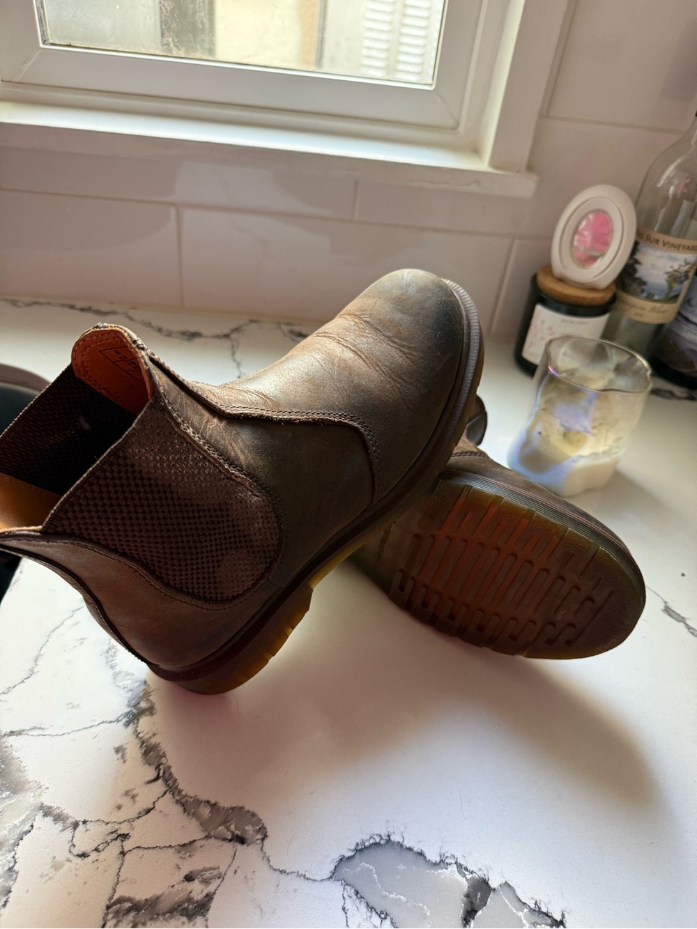 Men's Brown Leather Chelsea Boots